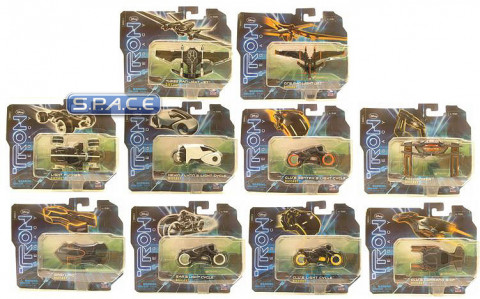 Set of 10: 1:50 Scale Die Cast Series 2 (Tron Legacy)