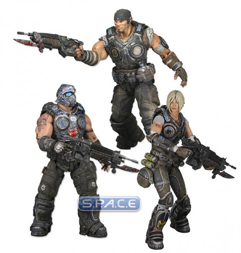 Complete Set of 3: Gears of War 3 Series 1