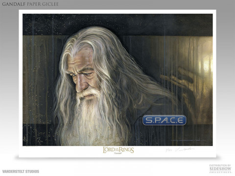 Gandalf Giclee on Paper Fine Art Print (Lord of the Rings)