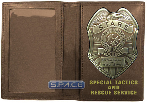 S.T.A.R.S. Badge with Genuine Leather Wallet (Resident Evil)