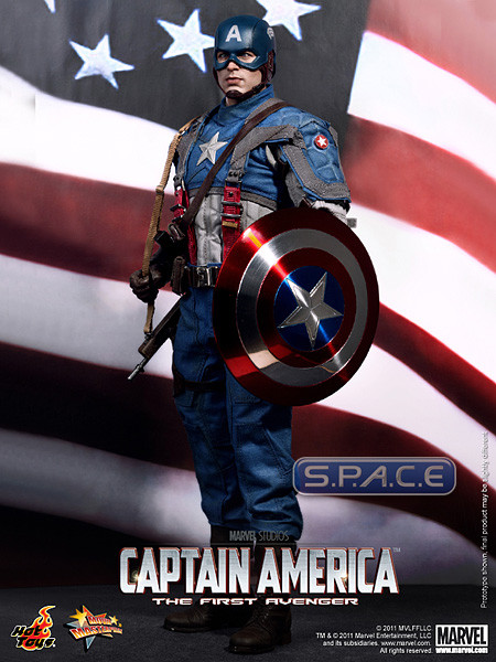1/6 Scale Captain America Movie Masterpiece MMS156 (Captain America - The First Avenger)