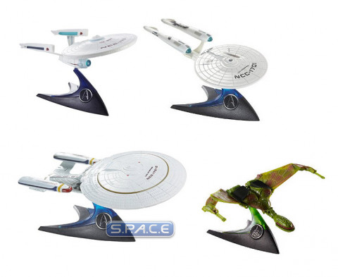 Assortment of 4 - Star Trek Die Cast Vehicles Wave 2 (Hot Wheels)