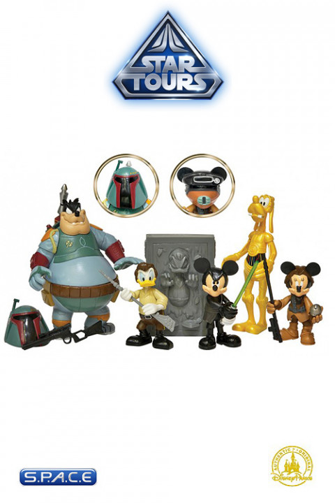 5er Komplettsatz: Star Tours Disney Exclusive Series 4