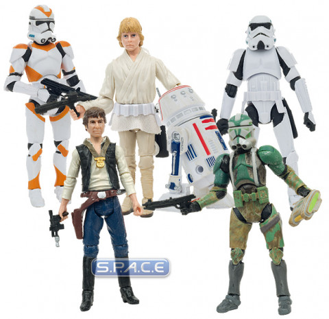 Set of 6: The Vintage Collection Wave 5 (Star Wars)