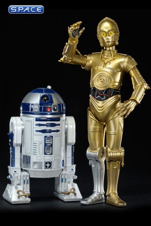 1/10 Scale C-3PO & R2-D2 ARTFXPlus Model Kit (Star Wars)