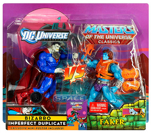 Bizarro vs. Battle Armor Faker SDCC 2011 (DC Universe vs. MOTU Classics)