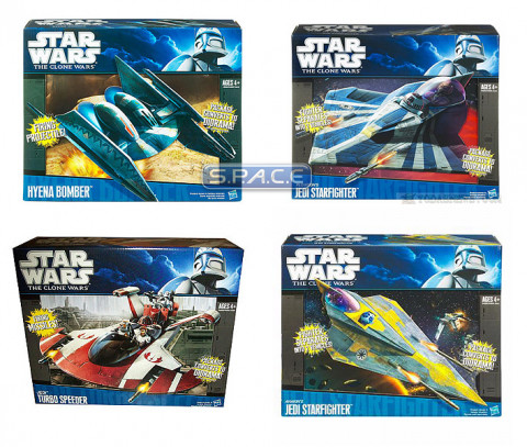 Star Wars 2011 Vehicles Assortment Wave 2 Rev. 1 (4er Case)