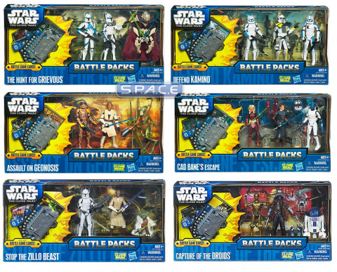 Clone Wars 2011 Battle Pack Assortment (Case of 6)