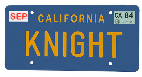 1:1 KITT License Plate Replica (Knight Rider)