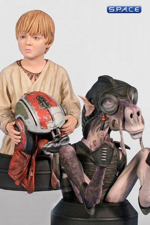 Anakin Skywalker and Sebulba Bust (Star Wars)