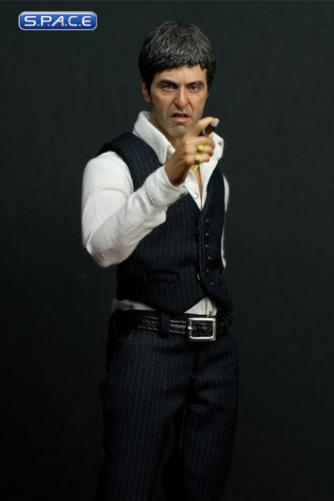 1/6 Scale Tony Montana War Version Real Masterpiece (Scarface)