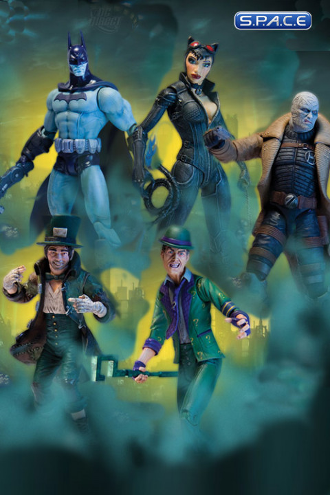 5er Komplettsatz: Arkham City Series 2 (Batman)