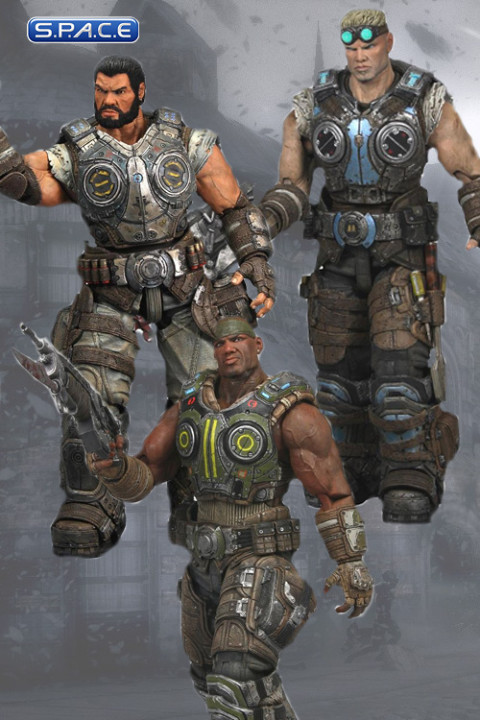 Complete Set of 3: Gears of War 3 Series 2