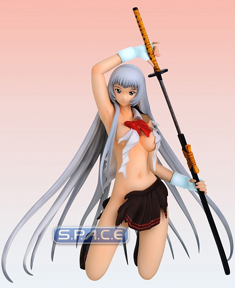 Chouun Shiryuu Seifuku Damage Version PVC Statue (Ikki Tousen)