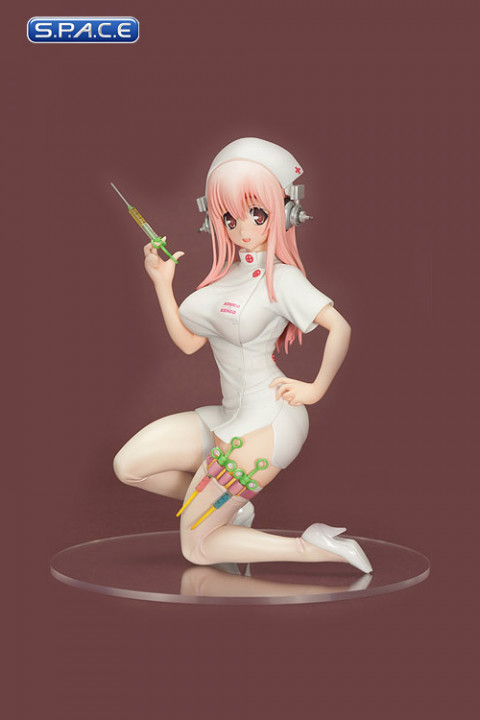 1/7 Scale Super Sonico Nurse PVC Statue (Nitro Super Sonic)