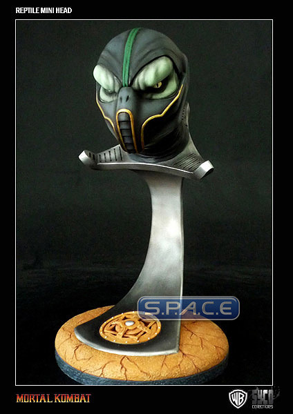 Reptile Mini Head Bust (Mortal Kombat 9)