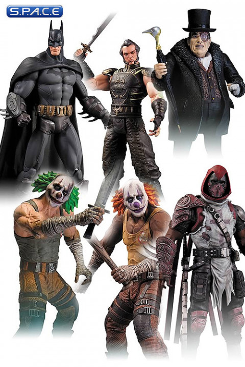 6er Komplettsatz: Arkham City Series 3 (Batman)