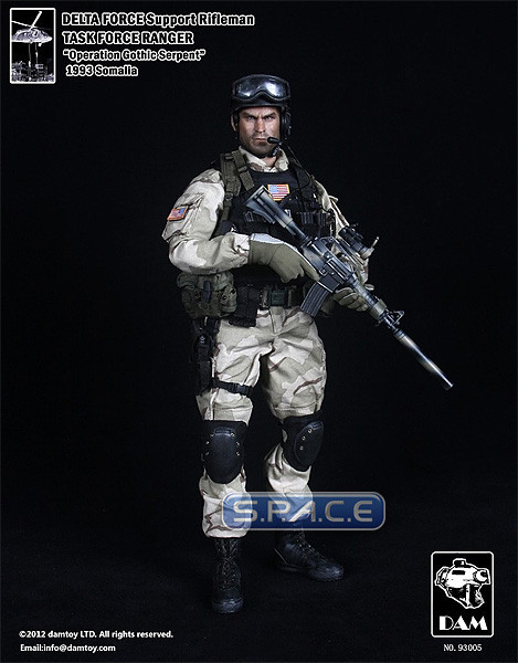 1/6 Scale Delta Force Support Rifleman - Task Force Ranger