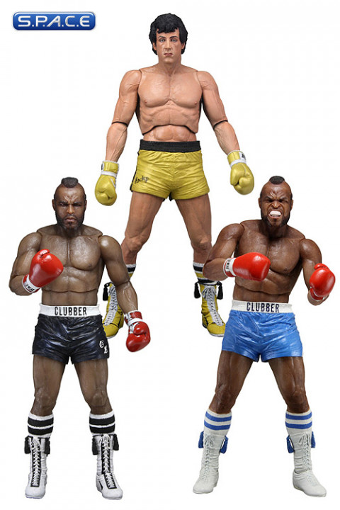 Set of 2: Rocky Balboa and Clubber Lang (Rocky Series 3)
