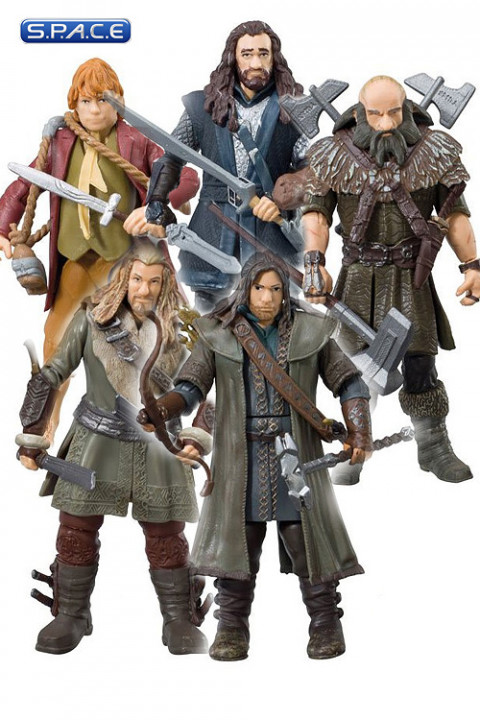 Bilbo Baggins and the Dwarfs 5-Pack (The Hobbit - An Unexpected Journey)