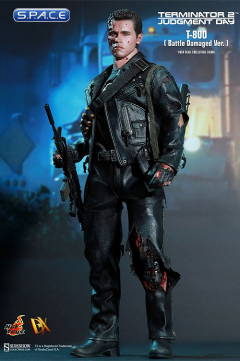特撮 Hot Toys T-800 (Battle Damaged) DX13 Hot toys DX13 Terminator 2 Judgment Day T800 Battle Damaged