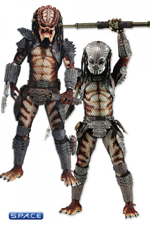 2er Set: 1/4 Scale Unmasked City Hunter & Guardian Predator (Predator 2)