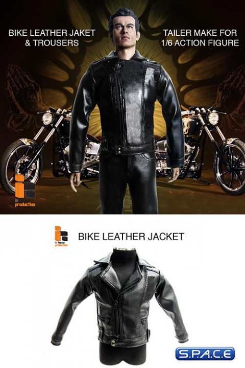 1/6 Scale Bike Leather Jacket Set
