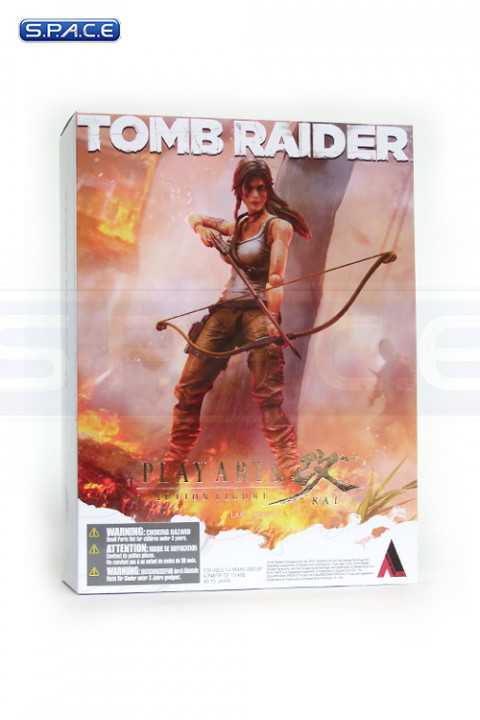 Figurine Lara Croft Play Arts Kai Square Enix - Incomplète, Occasion