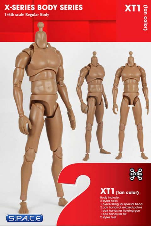 1/6 Scale Regular Body - Tan Color XT1 (X-Series Body)