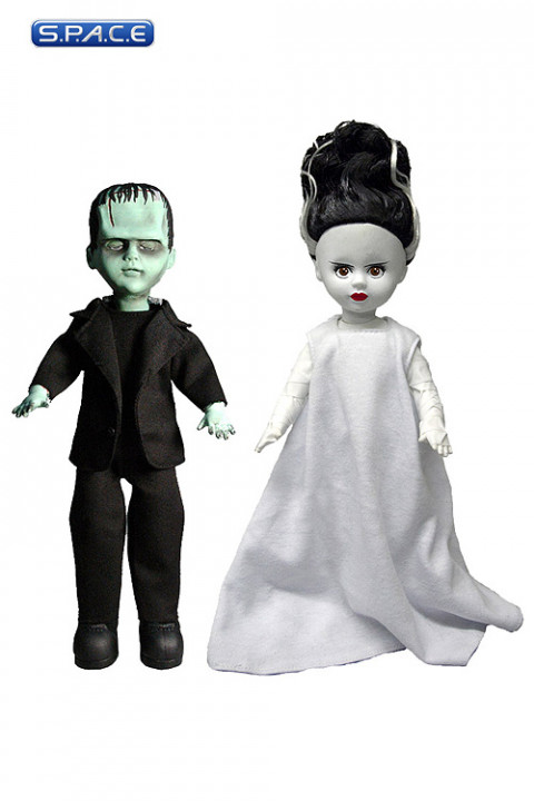 2er Satz: Frankenstein and Bride Living Dead Doll