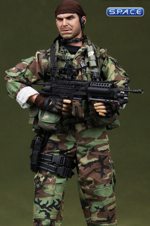 1/6 Scale Navy SEAL Recon Team SAW Gunner