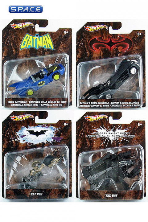 4er Satz: 1/50 Hot Wheels X3078C (Batman)