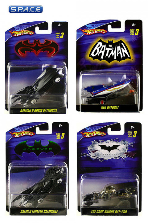 1/50 Hot Wheels Batman Series 3 Assortment (Case of 8)