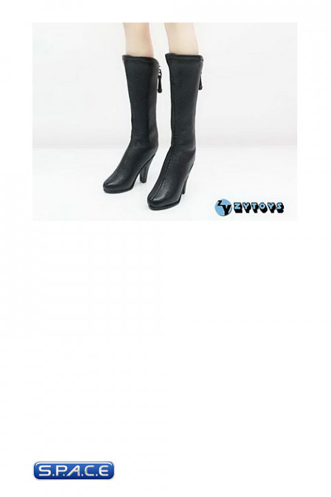 1/6 Scale Female Long Boots (Black)