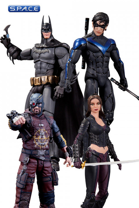 4er Komplettsatz: Arkham City Series 4 (Batman)