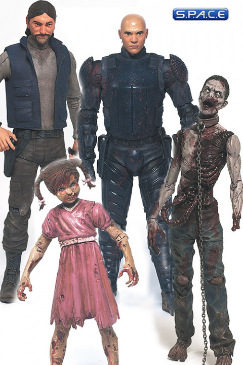 Complete Set of 4: The Walking Dead - Comic Version Series 2