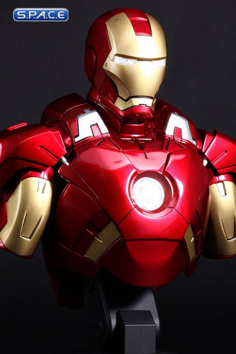 1/4 Scale Iron Man Mark VII Bust HTB13 (Iron Man 3)