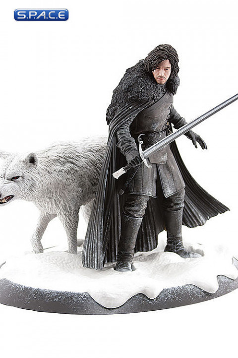 Jon Snow & Ghost Statue (Game of Thrones)