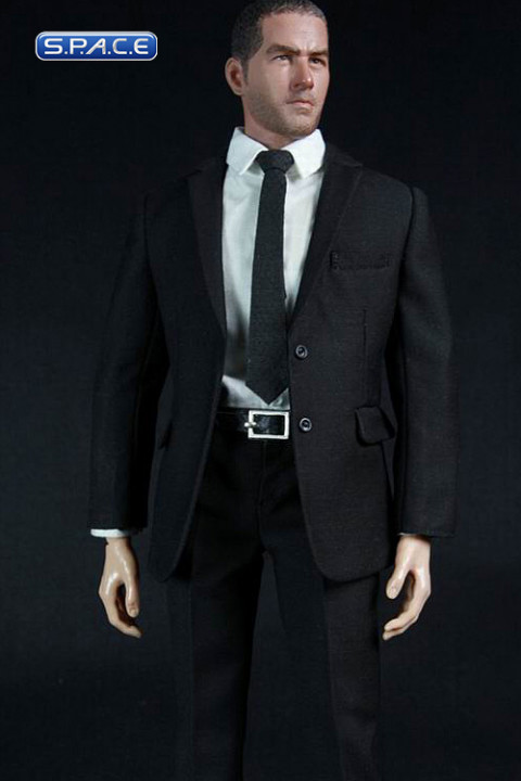 1/6 Scale Mens Homme Select Suits Set 62015-C (Black)