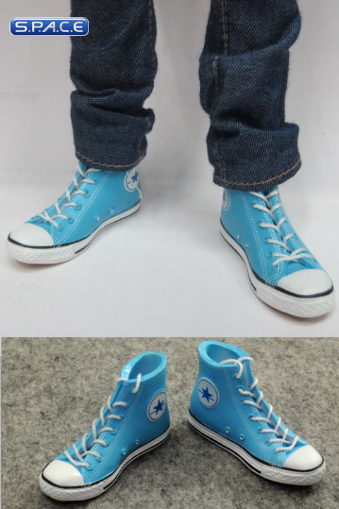 1/6 Scale Female High Cut Sneakers (Blue)