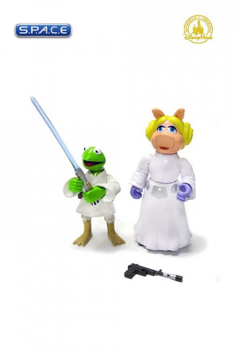 Kermit and Miss Piggy as Luke Skywalker and Princess Leia 2-Pack Disney Exclusive