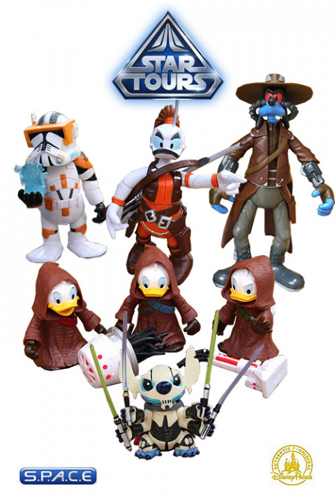 5er Komplettsatz: Star Tours Disney Exclusive Series 5