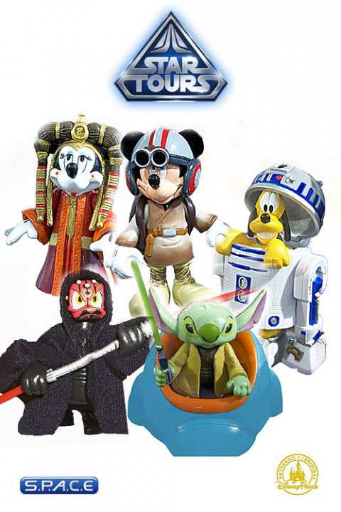 Complete Set of 5: Star Tours Disney Exclusive Series 6