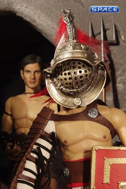 1/6 Scale Thraex Gladiator Helmet KP0001A - S.P.A.C.E - space-figuren.de