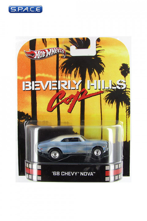 1 64 68 Chevy Nova Hot Wheels X8933 Retro Entertainment Beverly Hills Cop