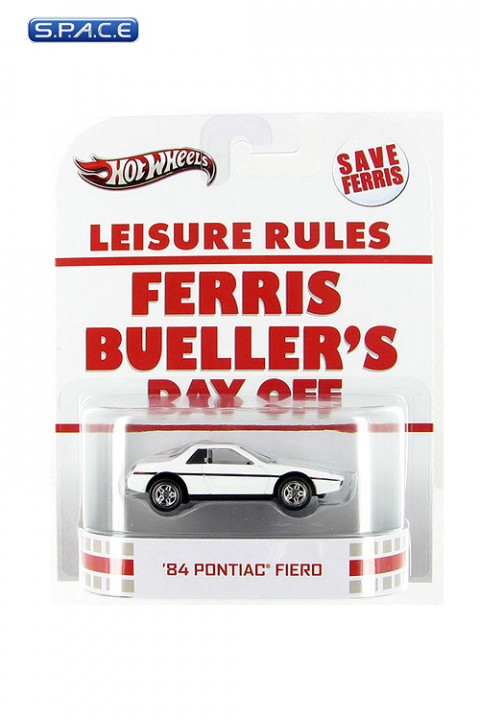 1:64 84 Pontiac Fiero Hot Wheels X8926 Retro Entertainment (Ferris Buellers Day Off)