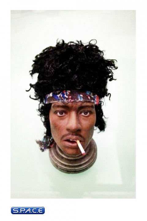 1/6 Scale Custom Hand Made Head Collection #1 - Jimmy Hendrix