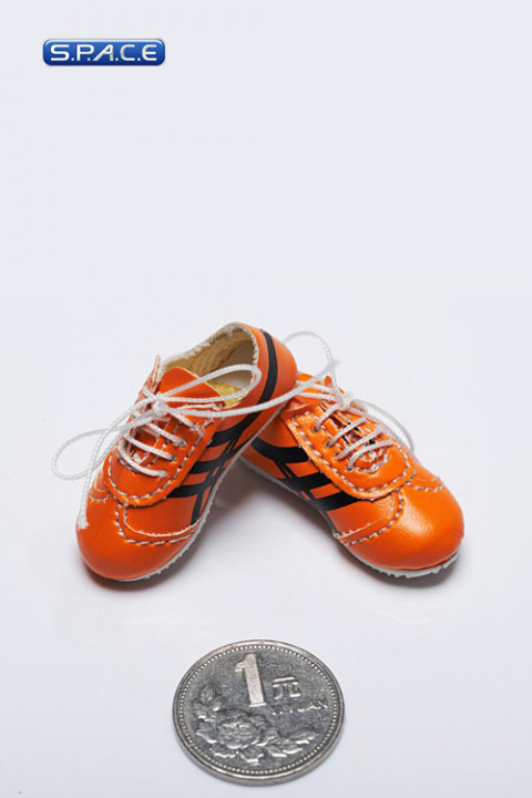 1/6 Scale Mens Fashionable Casual Shoes (Orange)