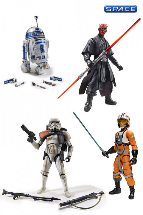 4er Case: 6 The Black Series Wave 1 Assortment (Star Wars)