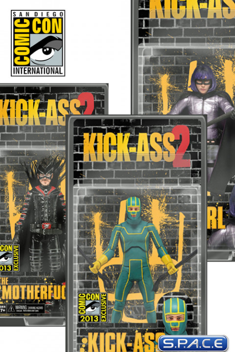 Kick-Ass 2 Uncensored Packaging Figures SDCC 2013 Exclusive